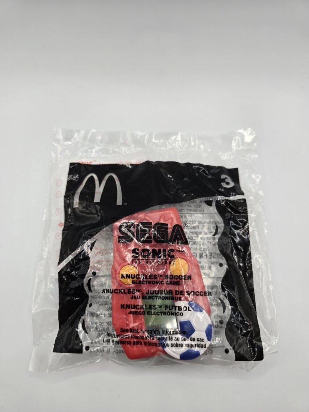 McDonald's Sega Sonic the Hedgehog Knuckles Soccer Game 2003